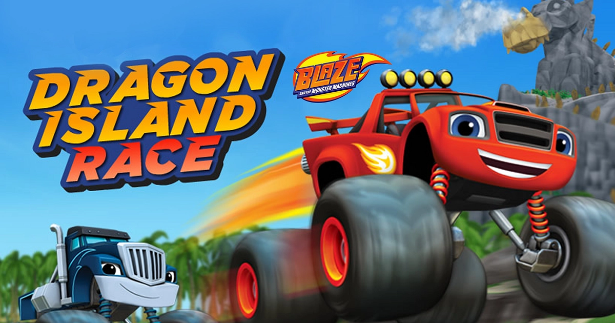 Blaze and Monster Machines: Dragon Island Race - Jogo Grátis Online