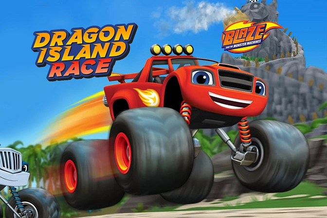 Blaze and Monster Machines: Dragon Island Race - Jogo Grátis