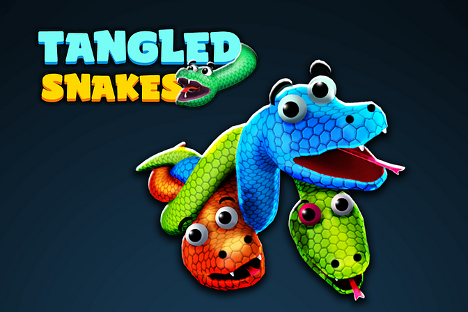 Tangled Snakes: Sort Puzzle