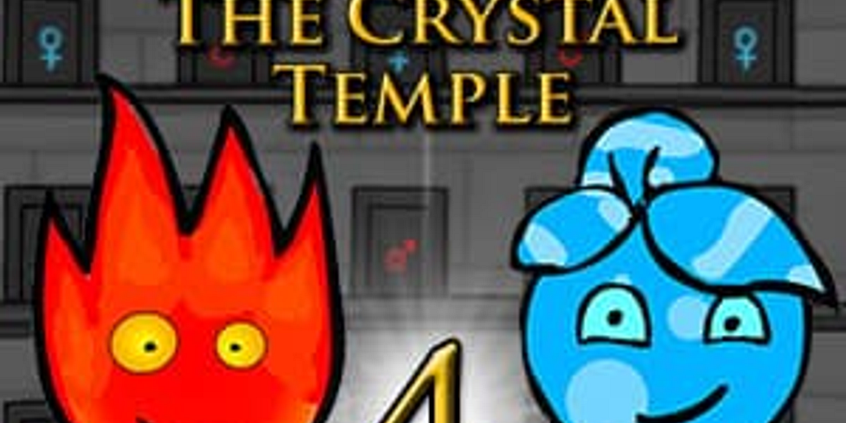 Jogue Fireboy e Watergirl no Templo de Cristal, um jogo de Fogo e água