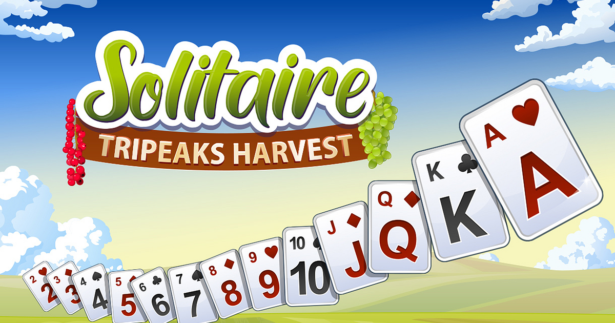 Jogue Solitaire TriPeaks Harvest online de graça em