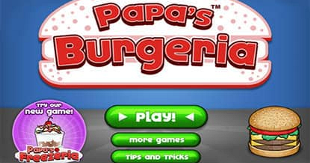 Papa's Freezeria em Jogos na Internet