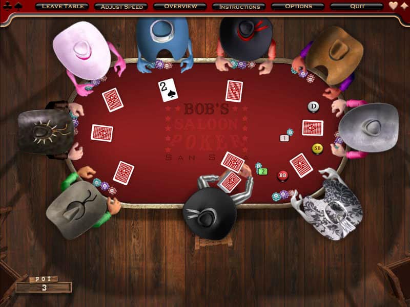 cartas do poker