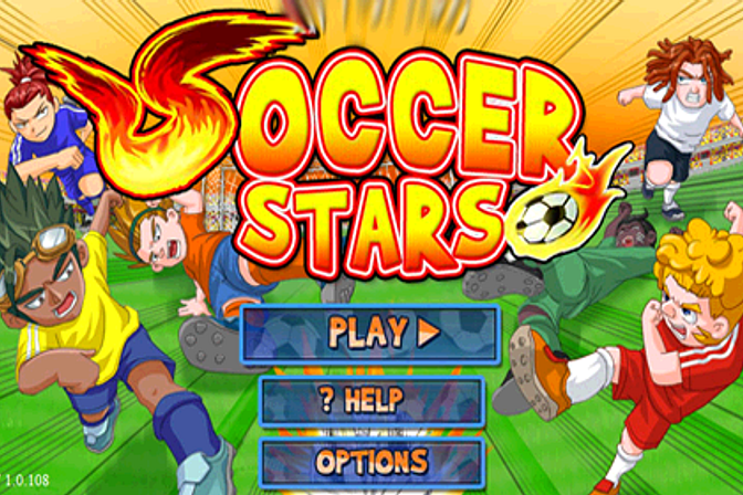 Jogando Football Superstars - Jogo de Futebol Online Grátis 