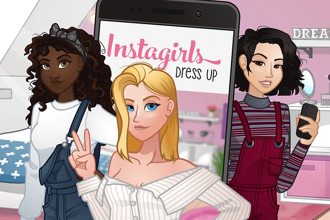 Meninas Insta Dress Up - Jogo Grátis Online