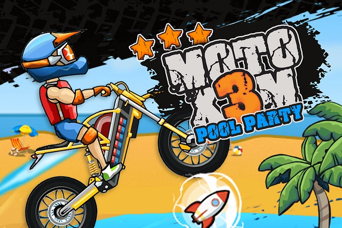 Moto X3M Pool Party - Jogo Grátis Online