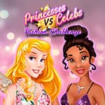 Princesas vs Desafio de Moda de Celebridades