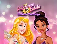 Princesas vs Desafio de Moda de Celebridades