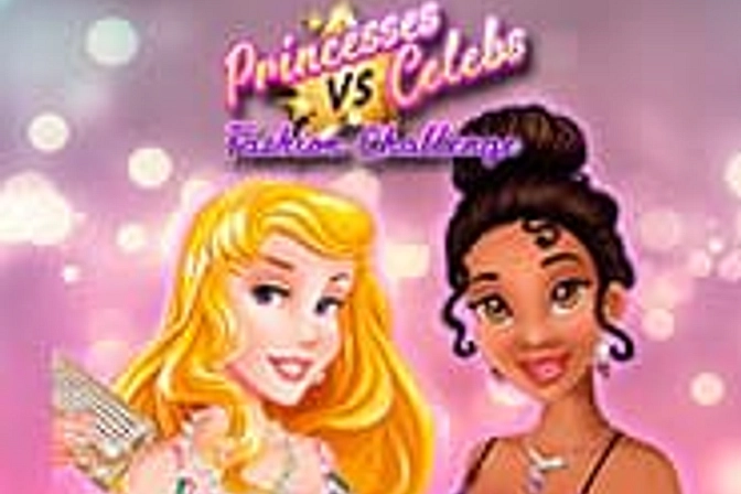 Princesas vs Desafio de Moda de Celebridades - Jogo Grátis Online