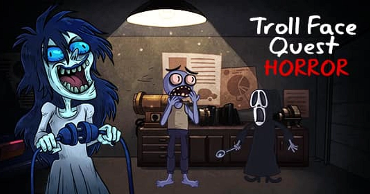 LÓGICA NÃO ME SALVA DESSE TERROR😱 Trollface Quest Horror 