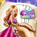 Doll Coloring Book