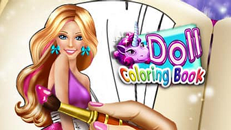 Doll Coloring Book