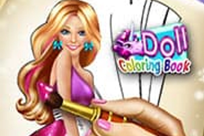 Doll Coloring Book