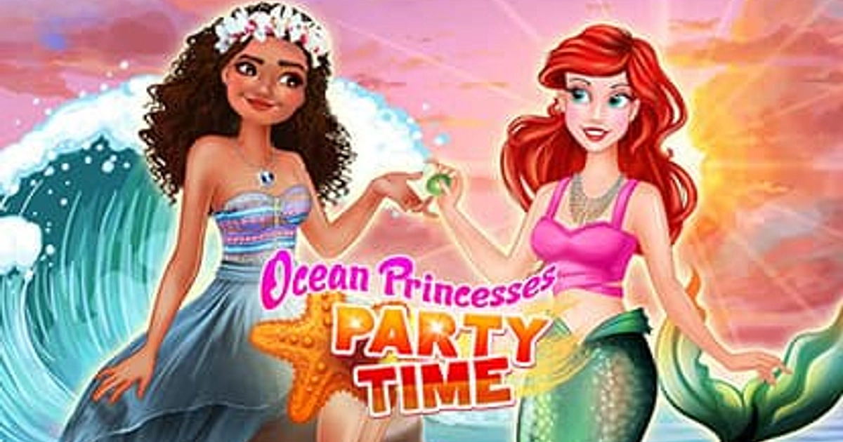 Hora da Festa da Princesa do Oceano - Jogo Grátis Online