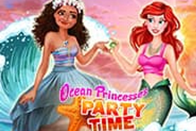 Hora da Festa da Princesa do Oceano - Jogo Grátis Online