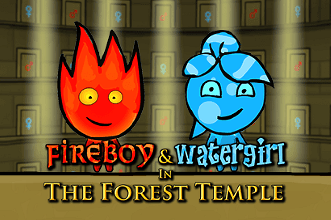 Fogo e Água 1. (Fireboy & Watergirl in The Forest Temple) 