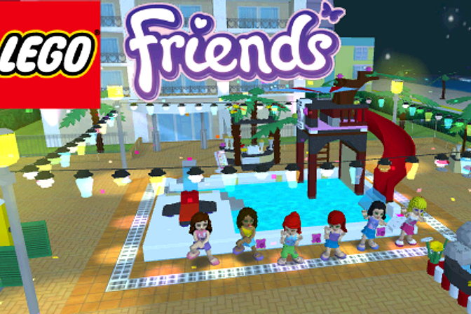 Lego Friends: Pool Party - Jogo Grátis Online